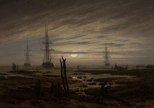 Ships at Anchor | Caspar David Friedrich | 1817