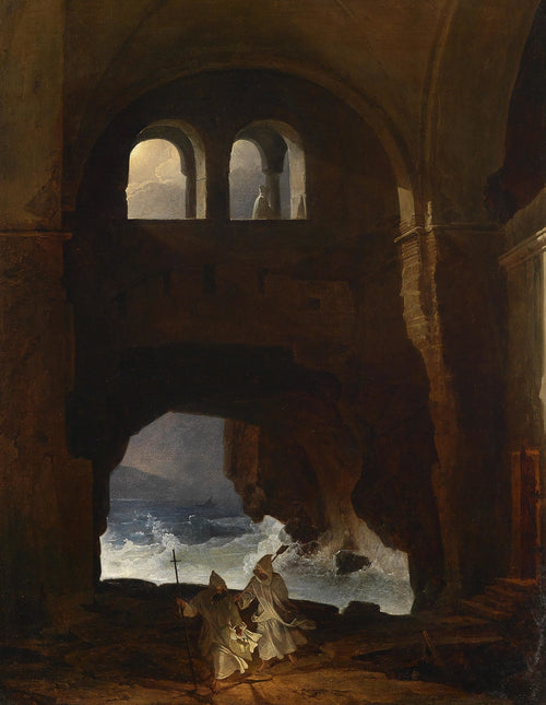 Monks in a Monastery | Franz Ludwig Catel | 1856