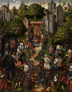 Archery Festival 15th Century Art Print
