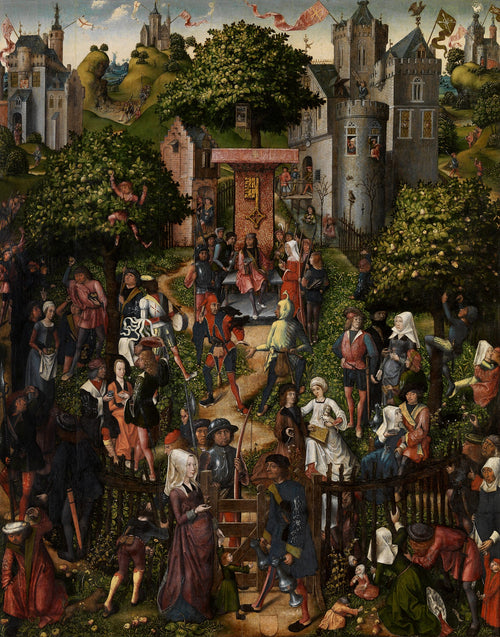 Archery Festival 15th Century Art Print