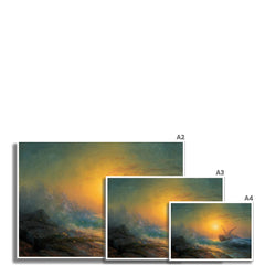 Stormy Sea in the Sunset | Ivan Ayvazovsky | 1896