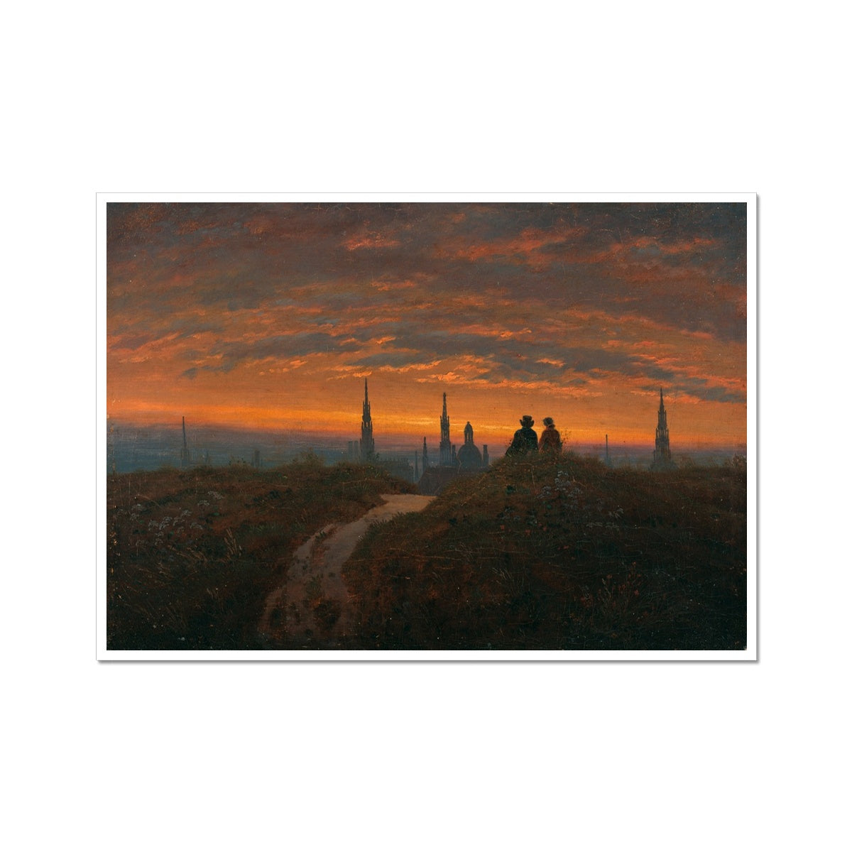 View of Dresden at Sunset by Carl Gustav Carus | Buy Fine Art