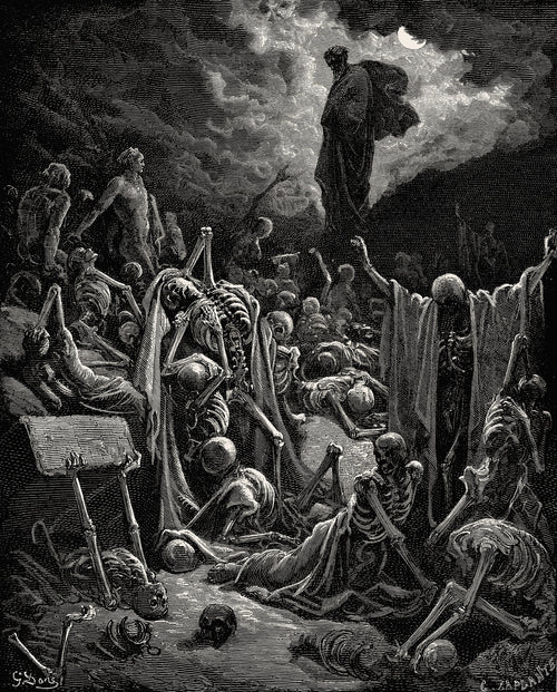 The Valley of the Dry Bones | Gustave Doré | 1866