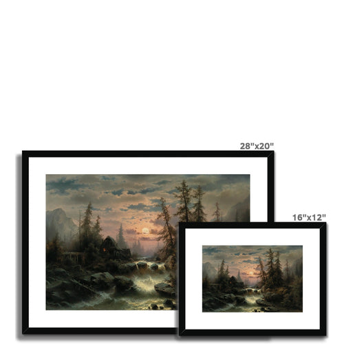 Mountain Stream in the Moonlight | Albert Rieger | 19th Century