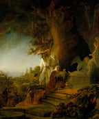 Christ and St. Mary Magdalene at the Tomb | Rembrandt | 1638