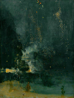 Nocturne in Black and Gold - The Falling Rocket | James Abbott McNeill Whistler | 1875