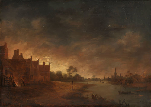 River View by Moonlight | Aert van der Neer | 17th Century
