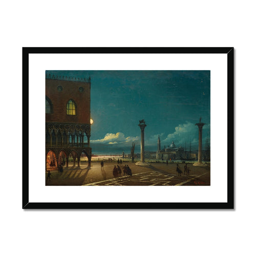 Piazza San Marco by Moonlight, Venice | Giovanni Grubas | (Date unknown)
