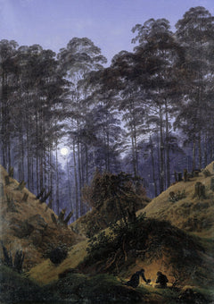 Inside the Forest in the Moonlight | Caspar David Friedrich | 1823