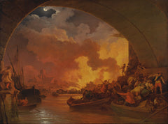 The Great Fire of London | Philippe-Jacques de Loutherbourg | 1797