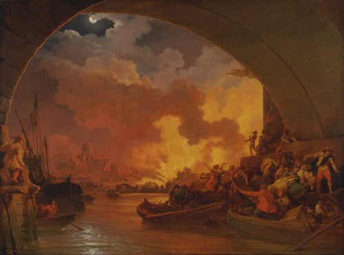 The Great Fire of London | Philippe-Jacques de Loutherbourg | 1797