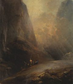 Mountain Landscape with Banditti | Elias Martin | 1780