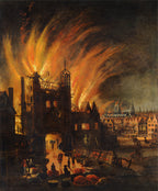 The Great Fire of London | Unknown Master | 1670