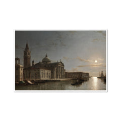 Venice with San Giorgio Maggiore in the Moonlight | Henry Pether | 1865