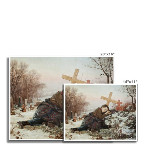 Orphan at Mother's Grave | Uroš Predić | 1888