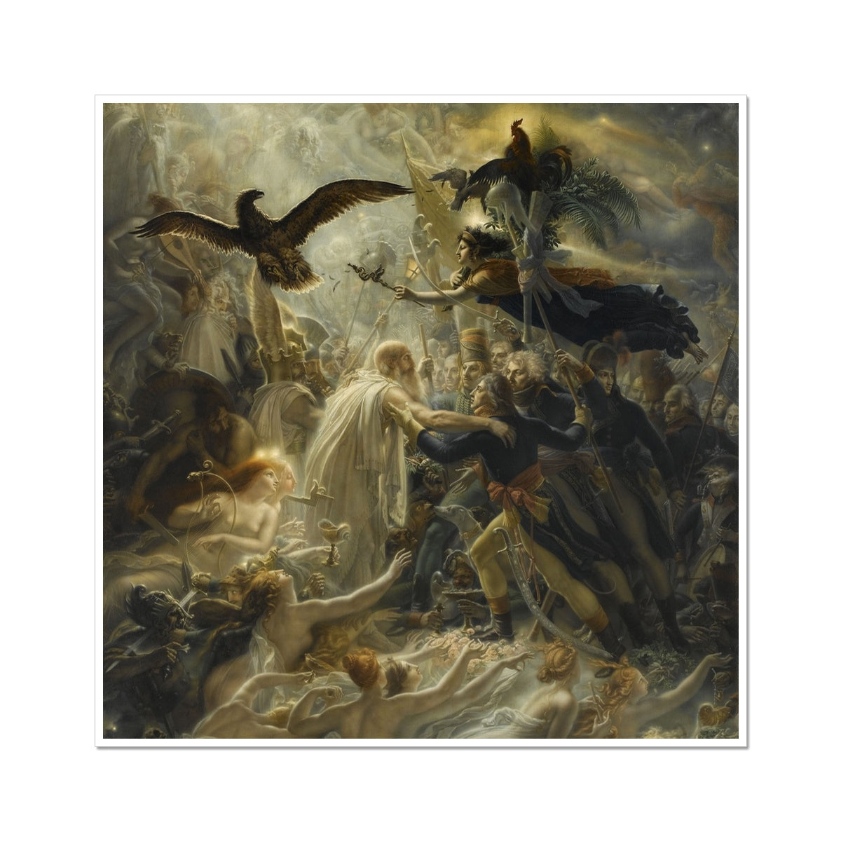 Ossian Receiving the Ghosts of French Heroes by Anne-Louis Girodet