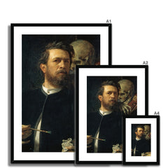 Self Portrait with Fiddling Death | Arnold Böcklin | 1872