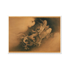 Two Dragons in Clouds | Kanō Hōgai | 1885