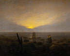 Moonrise Over the Sea | Caspar David Friedrich | 1821