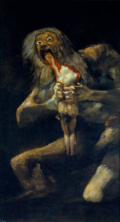 Saturn Devouring His Son | Francisco de Goya | 1823