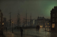 Shipping Scene at Night | John Atkinson Grimshaw | 1882