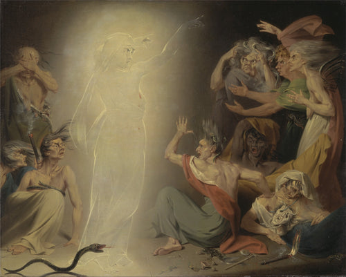 The Ghost of Clytemnestra Awakening the Furies | John Downman | 1781