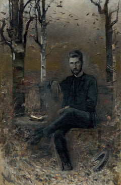 Zsigmond Justh in the Park | Ladislav Mednyánszky | 1889