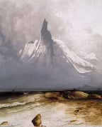 Stetind in Fog | Peder Balke | 1864