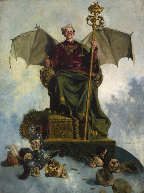 Allegory of Satan | Ludwik Stasiak | 1900