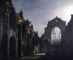 The Ruins of Holyrood Chapel | Louis Daguerre | 1824