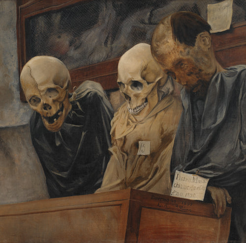 Three Skulls from Convento dei Cappucini at Palermo | Laurits Andersen Ring | 1894