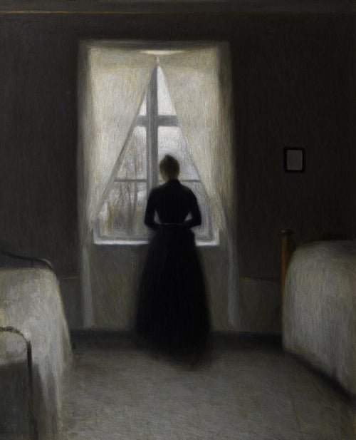 Bedroom | Vilhelm Hammershøi | 1890