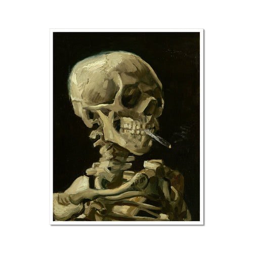 Skeleton with Burning Cigarette | Vincent van Gogh | 1886