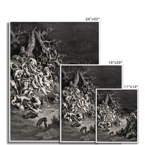 Flood Destroying the World | Gustave Doré | 1866