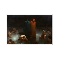 Dante and Virgil in the Ninth Circle of Hell | Gustave Doré | 1861