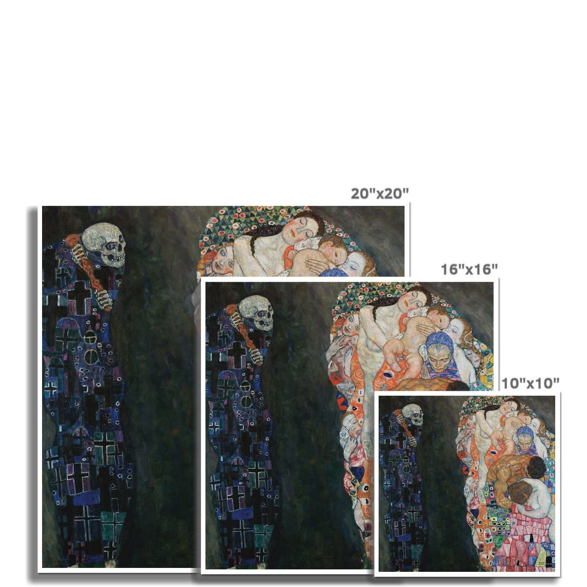 gustav klimt death and life