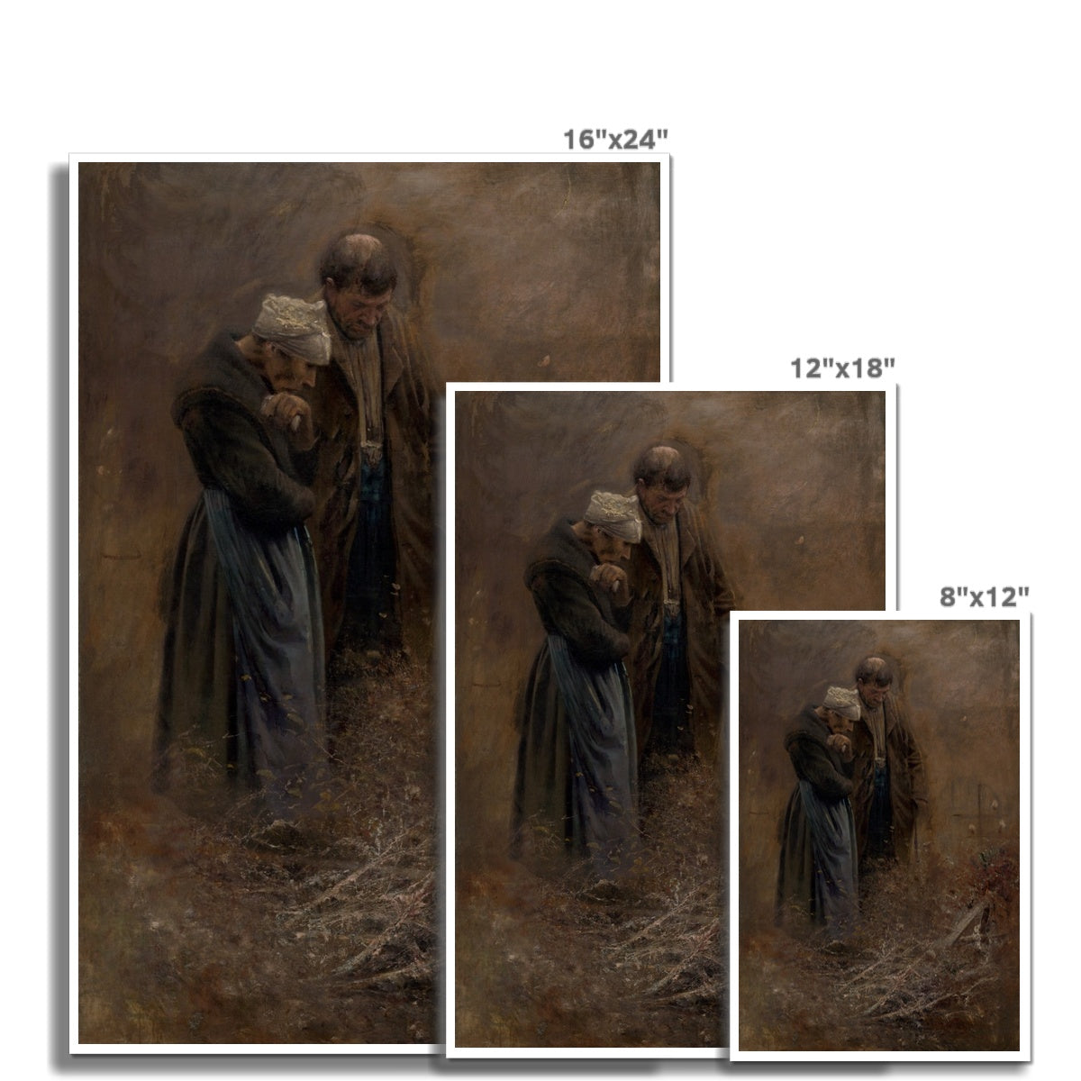 Over The Grave by Ladislav Mednyánszky | Buy Fine Art Prints