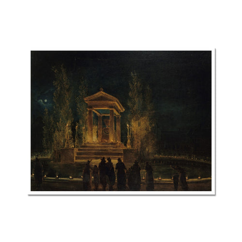 The Provisional Mausoleum of Jean Jacques Rousseau | Hubert Robert | 1794