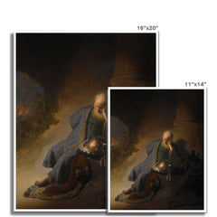 Jeremiah Lamenting the Destruction of Jerusalem |  Rembrandt | 1630