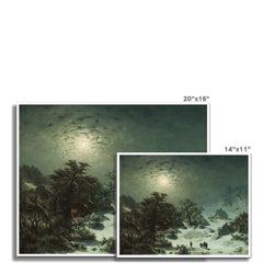 Winter Night | Adolf Kosárek | 1857