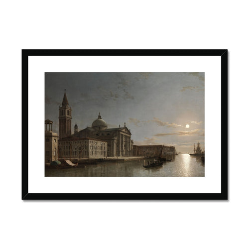 Venice with San Giorgio Maggiore in the Moonlight | Henry Pether | 1865
