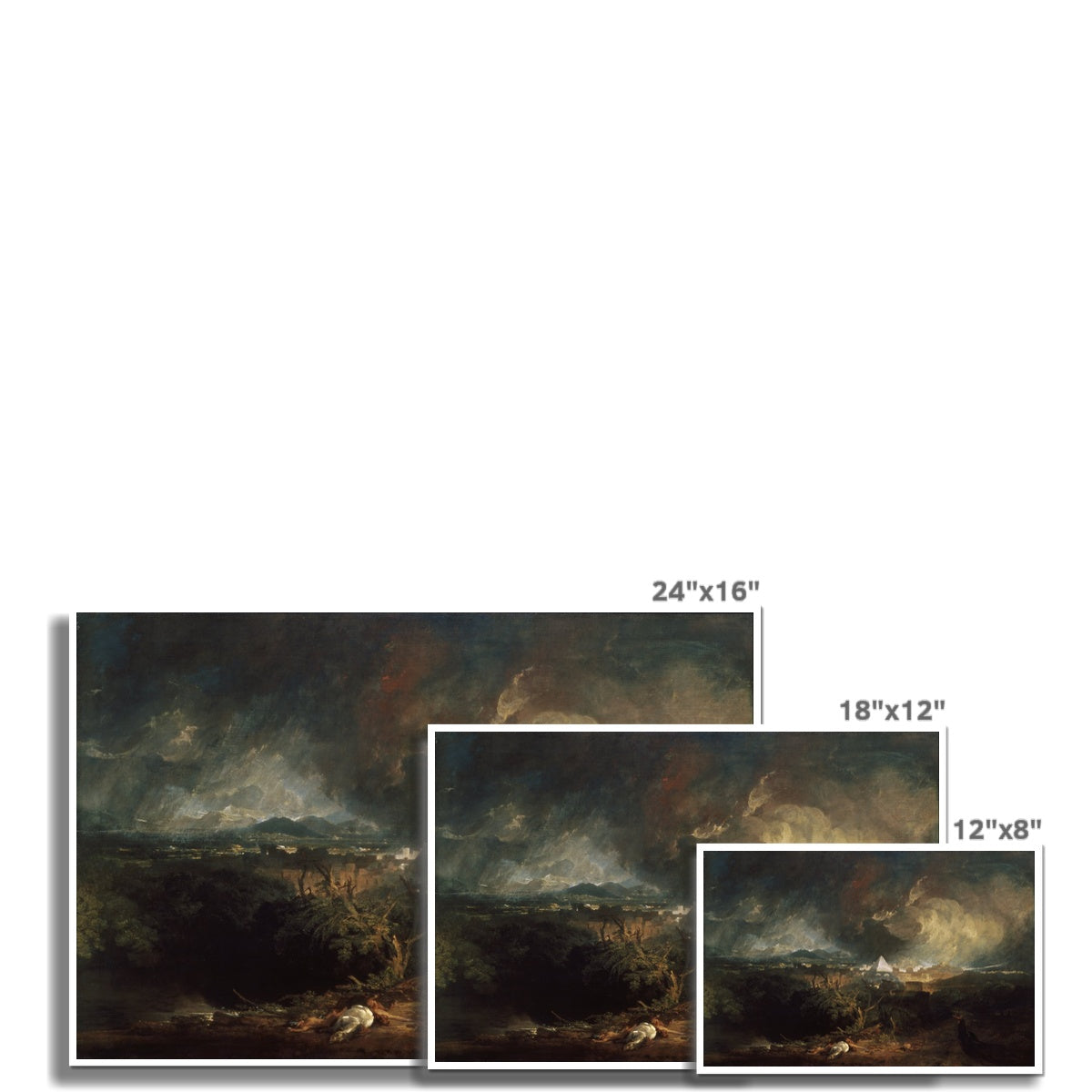 The Fifth Plague of Egypt by JMW Turner | Buy Fine Art Prints