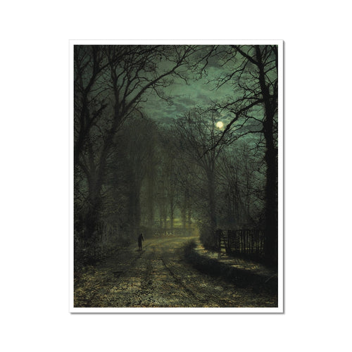 Yorkshire Lane in November | John Atkinson Grimshaw | 1873