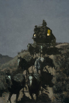 The Old Stage Coach of the Plains | Frederic Remington | 1901
